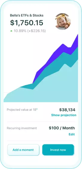 Screenshot of EarlyBird webapp user dashboard in view one