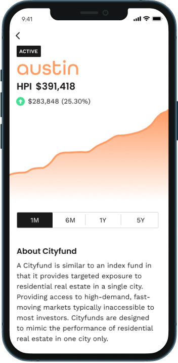 Screenshot of Nada mobile app user dashboard